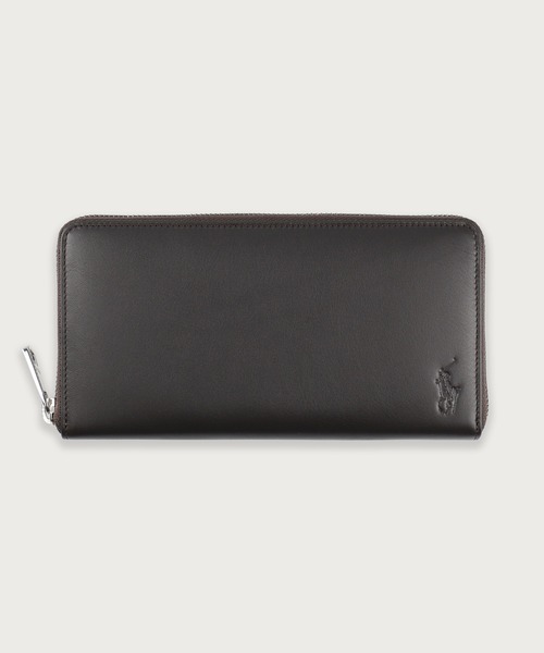 POLO RALPH LAUREN（ポロ・ラルフローレン） 財布 カーフレザー ジップ