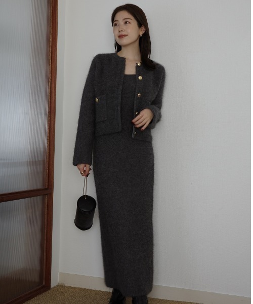 anuans（アニュアンス） ジャケット ノーカラージャケット 「ZOZO限定