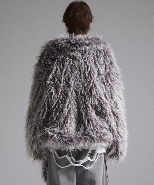 GRANCY 革ジャン ライダース 「GRANCY」Fur Boa Riders Jacket