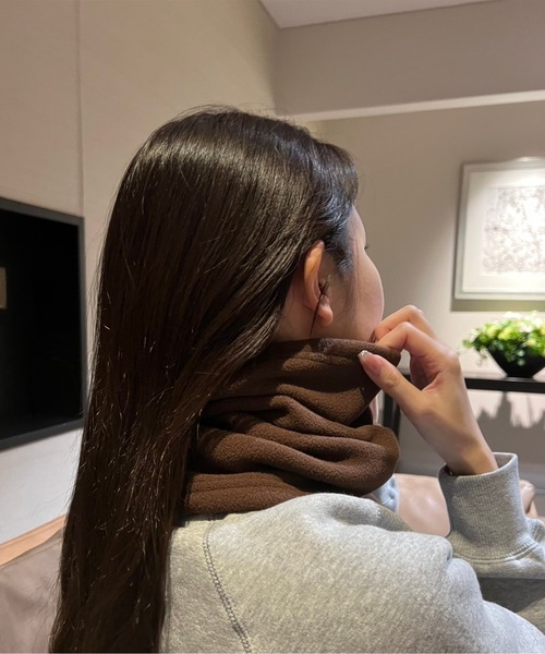 ALWAYS GOOD TIME ネックウォーマー スヌード ベーシックフリース