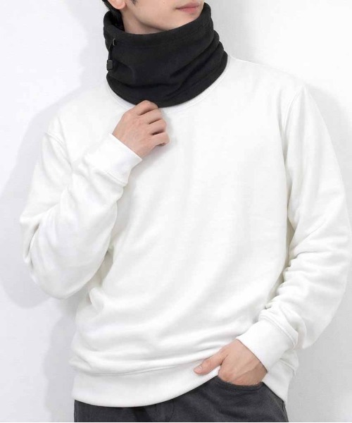 ALWAYS GOOD TIME ネックウォーマー スヌード ベーシックフリース