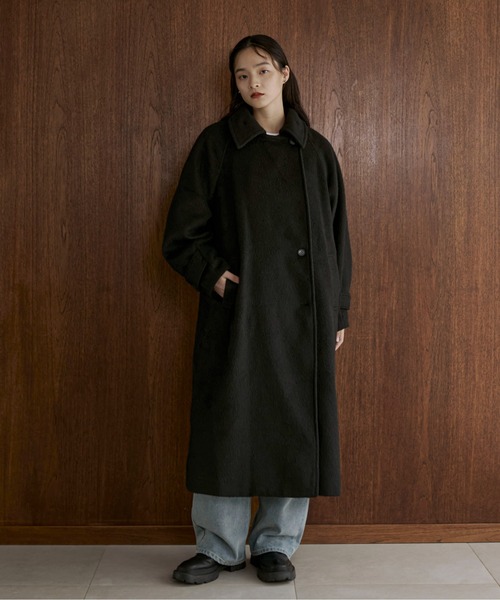 feepur（フェピュール） ステンカラーコート コート シャギー2way