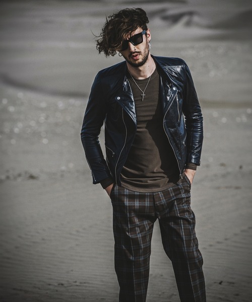 NO ID.（ノーアイディー） 革ジャン ライダース 「NO ID.」Cow Leather