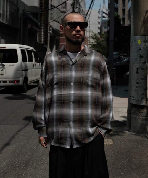 TOWNCRAFT（タウンクラフト） シャツ 60S LOOP COLLAR SHIRT オンブレ