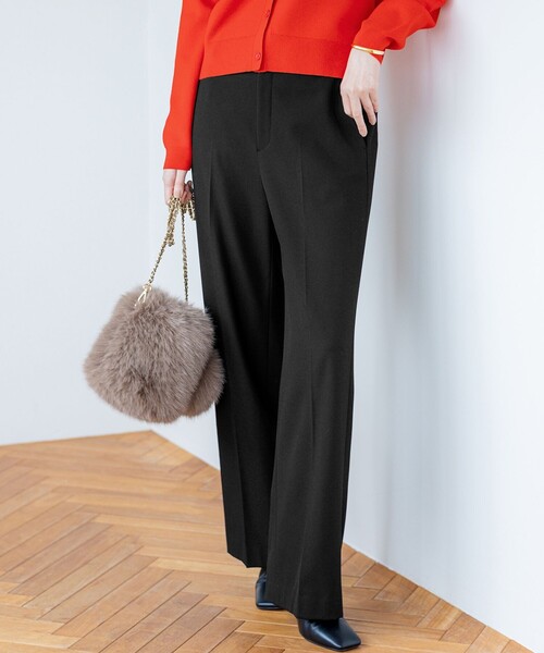 23区（ニジュウサンク） パンツ ウォームストレッチ ワイド パンツ