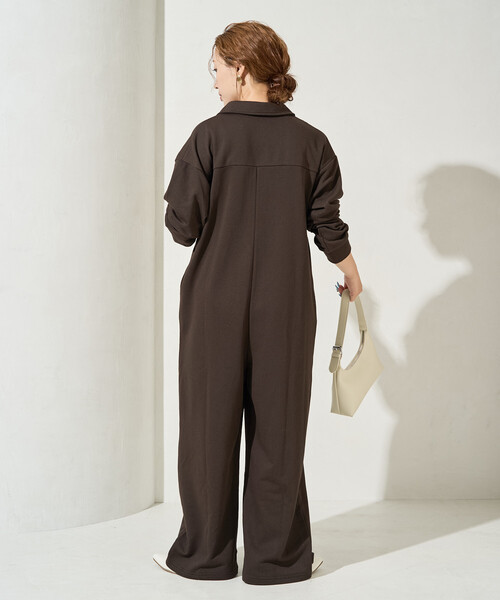 サロペット・オーバーオール・オールインワン KNIT DOCKING LOOSE