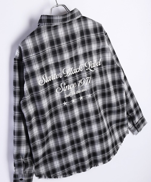 STARTER（スターター） シャツ STARTER BLACK LABEL チェーンステッチ
