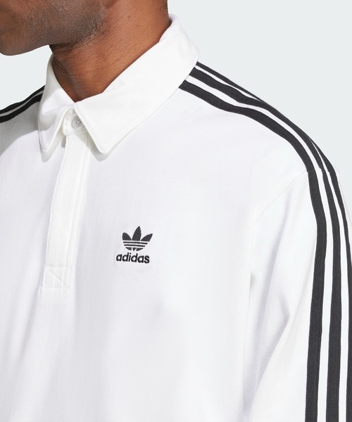 adidas（アディダス） ポロシャツ 3STRIPES RUGBY POLO 3 ポロシャツ