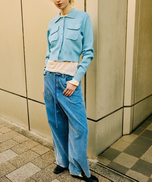 ADAM ET ROPE'（アダムエロペ） パンツ 「新色追加」ガーメントダイ