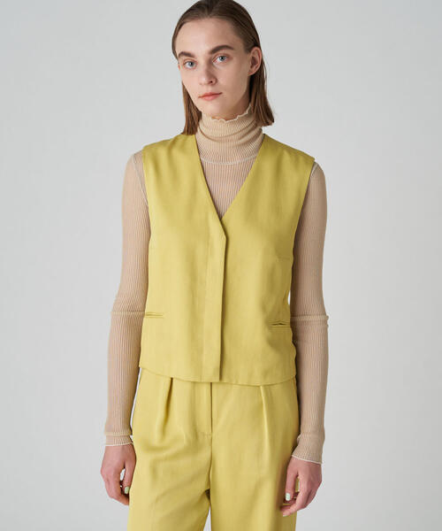 TOMORROWLAND（トゥモローランド） ベスト ジレ グロッシーツイル