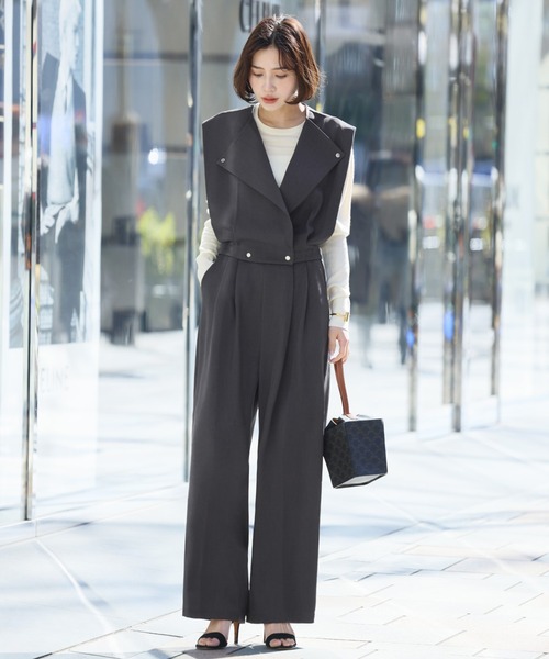 ELFRANK セットアップ ショートタックベスト＆タックパンツ