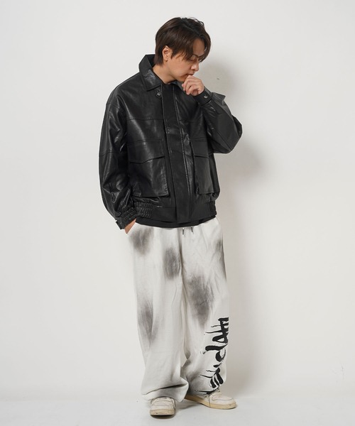 ブルゾン アウター F/レザー A-2 / F/Leather Blouson メンズ