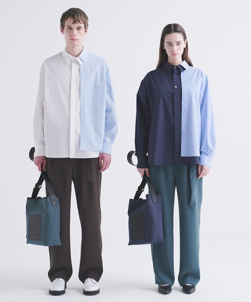CULLNI（クルニ） スラックス Double Cloth Twill 1Tuck Semi Wide