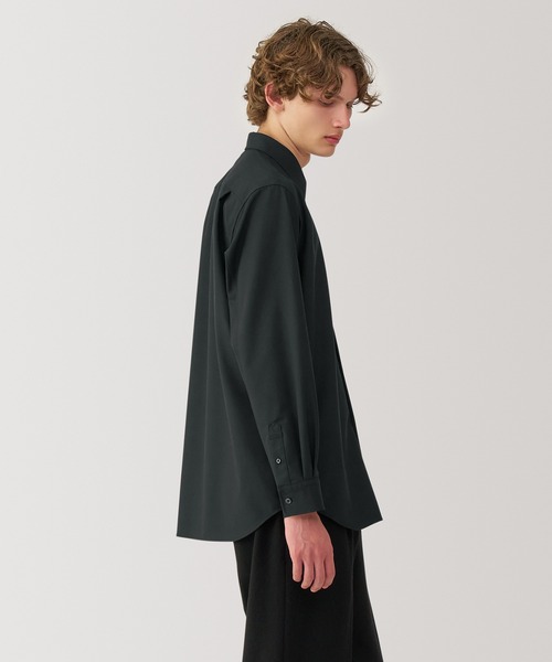 無印良品（MUJI） シャツ 「MUJI Labo」紳士 ウール混レギュラーカラー