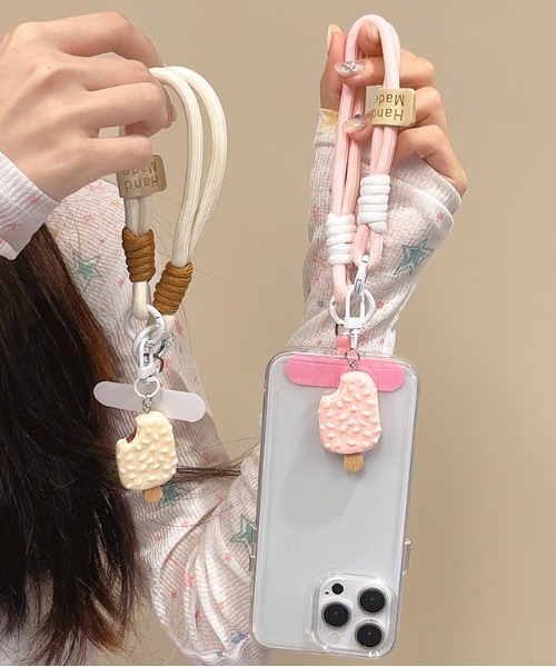 Mayree 「urge select」アイス にこちゃん ポップ スマホストラップ