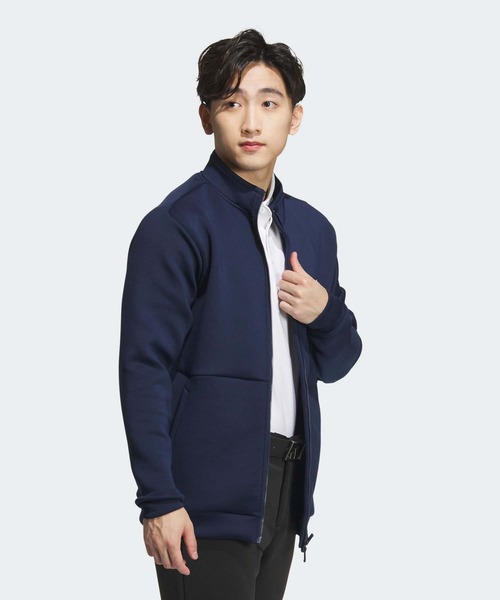 adidas（アディダス） コート ジャケット ダンボールニット バックロゴ