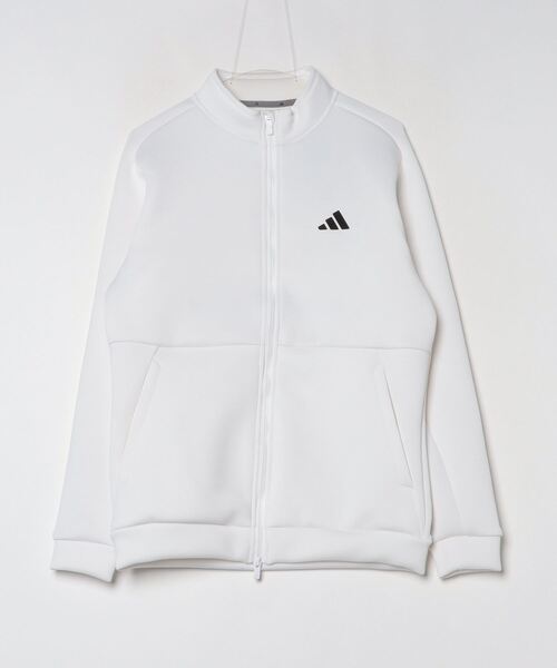 adidas（アディダス） コート ジャケット ダンボールニット バックロゴ