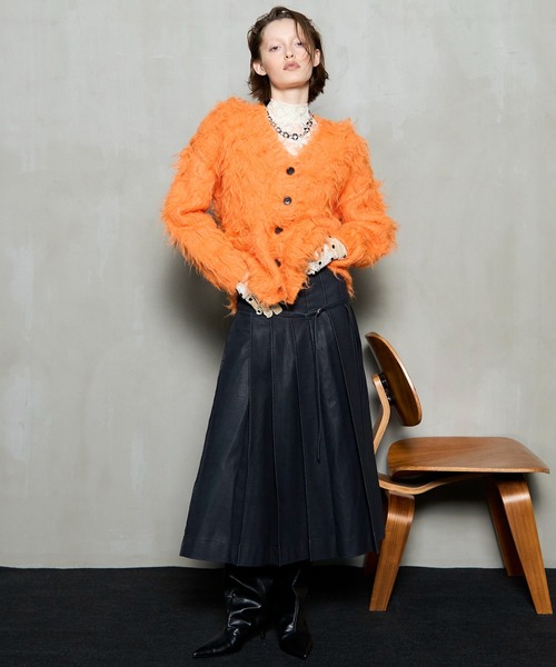 MAISON SPECIAL（メゾンスペシャル） カーディガン Fluffy Shaggy Knit