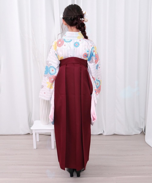 KYOETSU（京越） 着物 簡易袴B 5点セット ジュニア キッズ 子供 女の子