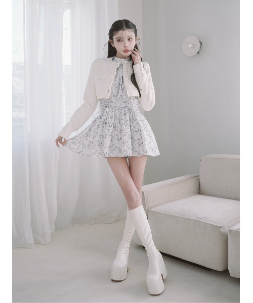 Darich（ダーリッチ） コート アウター リュクスツイードショート