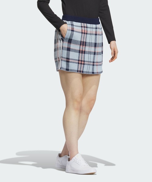 adidas（アディダス） スカート タータンチェック ニットスカート