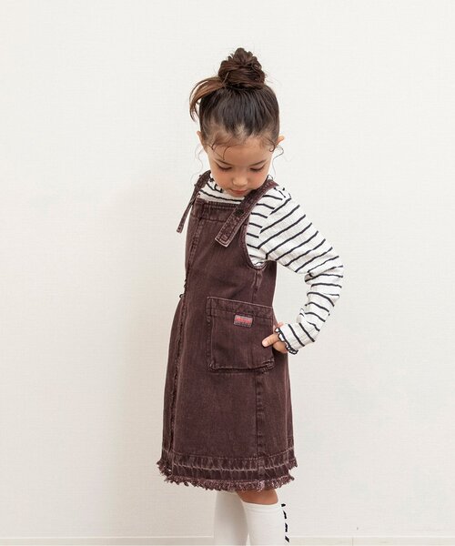 BREEZE（ブリーズ） ジャンパースカート デニムジャンスカ キッズ 子供