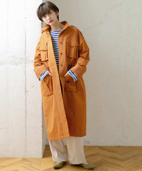 KBF（ケービーエフ） ミリタリージャケット モッズコート ドロスト