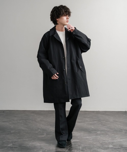 Audience（オーディエンス） ステンカラーコート コート 綿ナイロン高