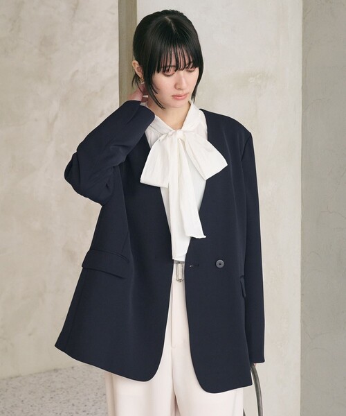 BEAUTY＆YOUTH UNITED ARROWS ジャケット ノーカラージャケット 「WEB
