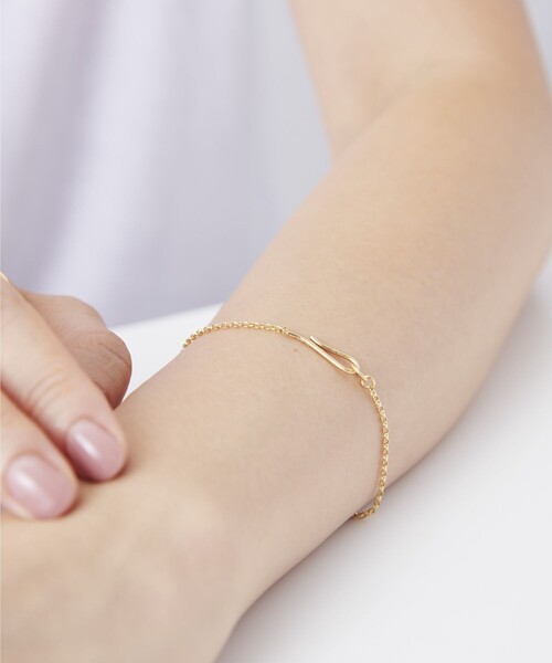 ete bijoux（エテ ビジュー） ブレスレット K18YG ドロー ブレスレット