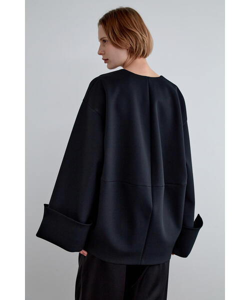 LE PHIL（ル フィル） ブラウス シャツ スキューバジャージーブラウス