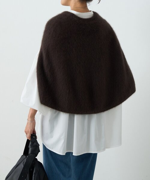 BEARDSLEY（ビアズリー） ニット セーター ファーニットポンチョ