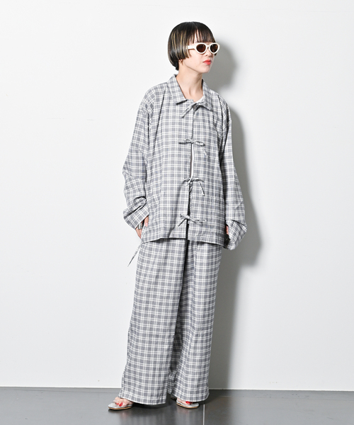 BASERANGE（ベースレンジ） スラックス パンツ 別注LINBER パンツ