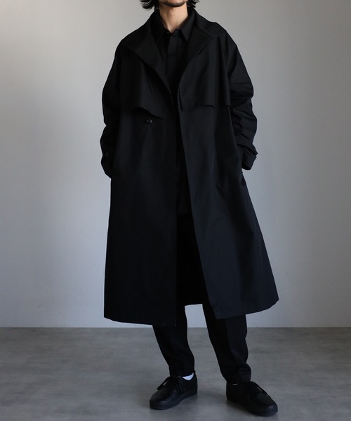 CREARE -LINO- トレンチコート コート 「2WAY」 スタンドカラー ルーズ