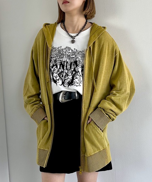 PAGEBOY（ページボーイ） パーカー ヴィンテージニットZIPパーカー