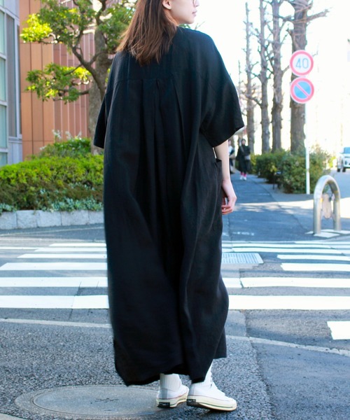 HARVESTY（ハーベスティ） ワンピース SS ATELIER ROBE LINEN リネン