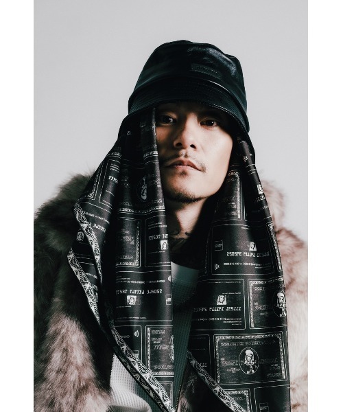 BREATH スカーフ バンダナ BLACK CARD SILK SCARF メンズ : ZOZOTOWN
