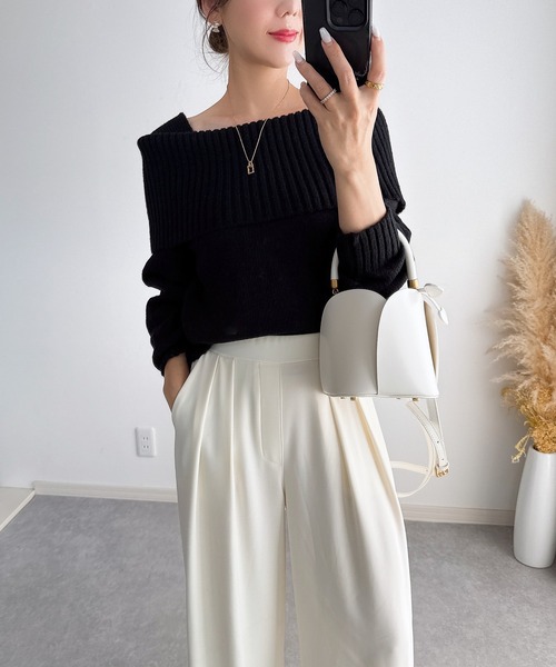 &. NOSTALGIA（ノスタルジア） ニット セーター 「ZOZO限定」モヘア