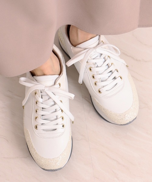diana（プラスダイアナ） スニーカー グリッター 厚底クラシック