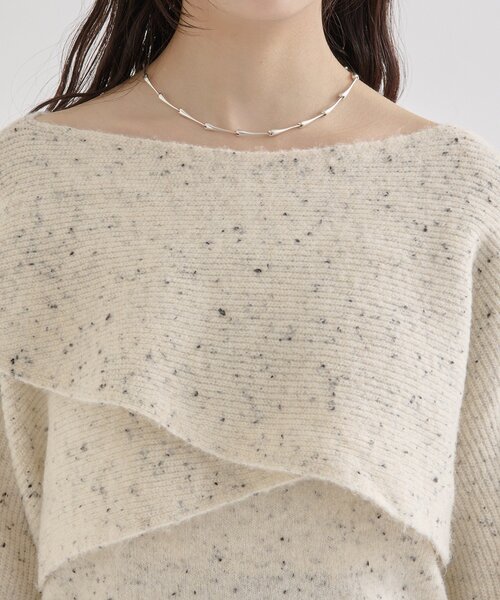 mystic（ミスティック） ニット セーター 「今すぐお届け可能前後2WAY