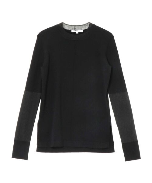 UN3D.（アンスリード） ニット セーター SHEER DOCKING COLOR BLOCK KT
