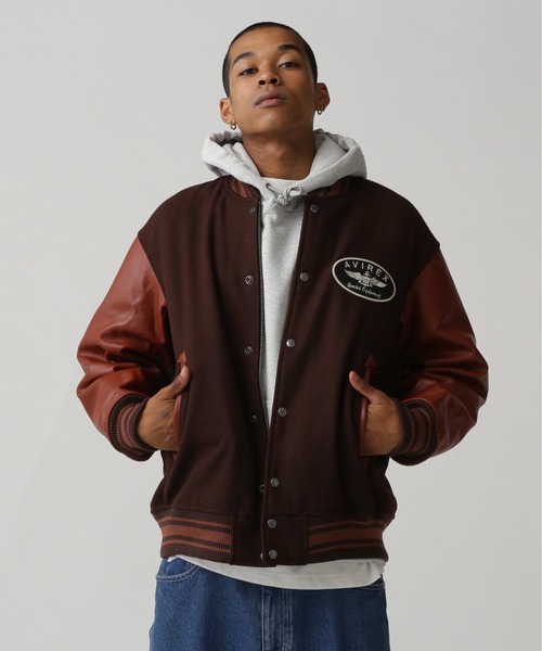 AVIREX（アヴィレックス） スタジャン SIGNATUR VARSITY JACKET