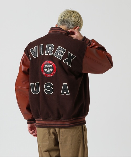 AVIREX（アヴィレックス） スタジャン SIGNATUR VARSITY JACKET