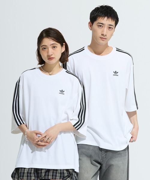adidas（アディダス） tシャツ アディカラー オーバーサイズTシャツ