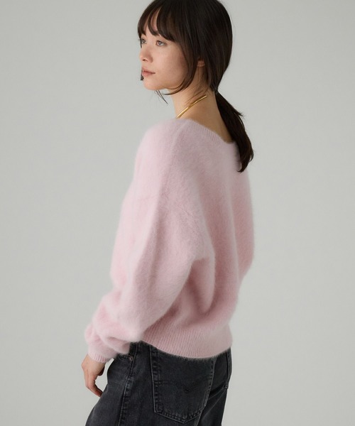 BABYLONE（バビロン） ニット セーター FOXカシミヤ2WAYプルオーバー
