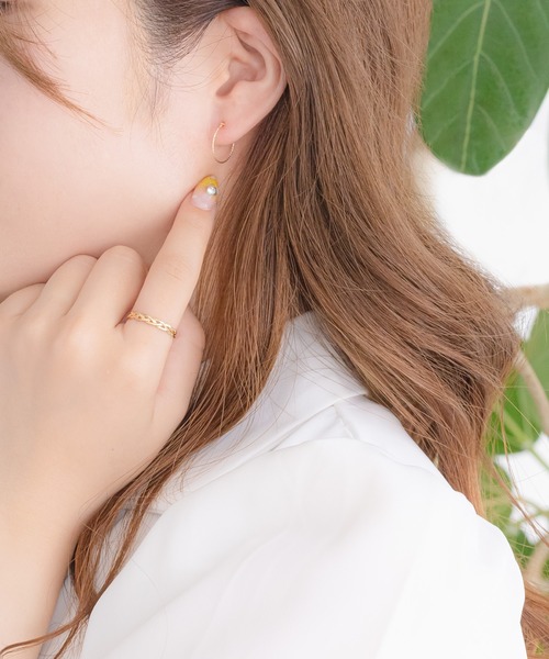 BLOOM（ブルーム） 指輪 リング K10 イエローゴールド あみあみ リング