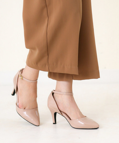 flune（フリューン） パンプス ポインテッドトゥ ハイヒール アンクル