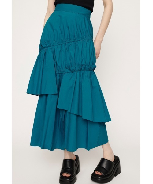 SLY（スライ） スカート ASYMMETRY FRILL SK アシンメトリー フリル