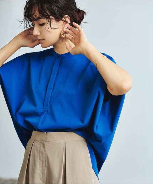 ICB（アイシービー） ブラウス シャツ ヴィンテージスパンブロード