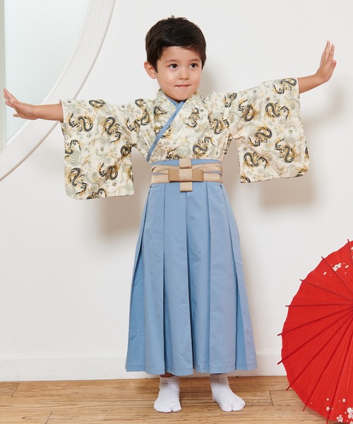 SweetMommy（スウィートマミー） 着物 2ピース コットン 本格キッズ袴